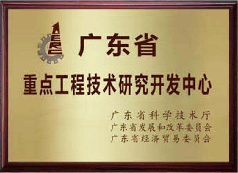 广东省重点工程技术研究开发中心